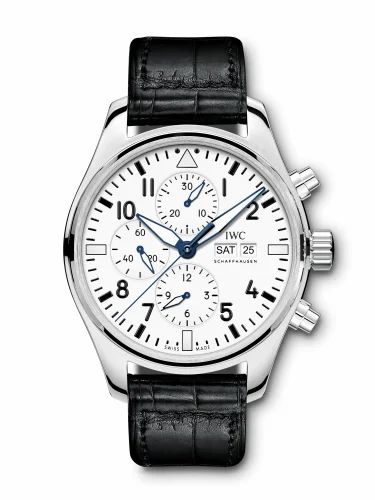 IWC Pilot's Watch Chronograph Edition 150 Years Stainless Steel / White IW3777-25 (IW377725)